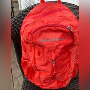 Coral Eddie Bauer Stowaway 20L Backpack